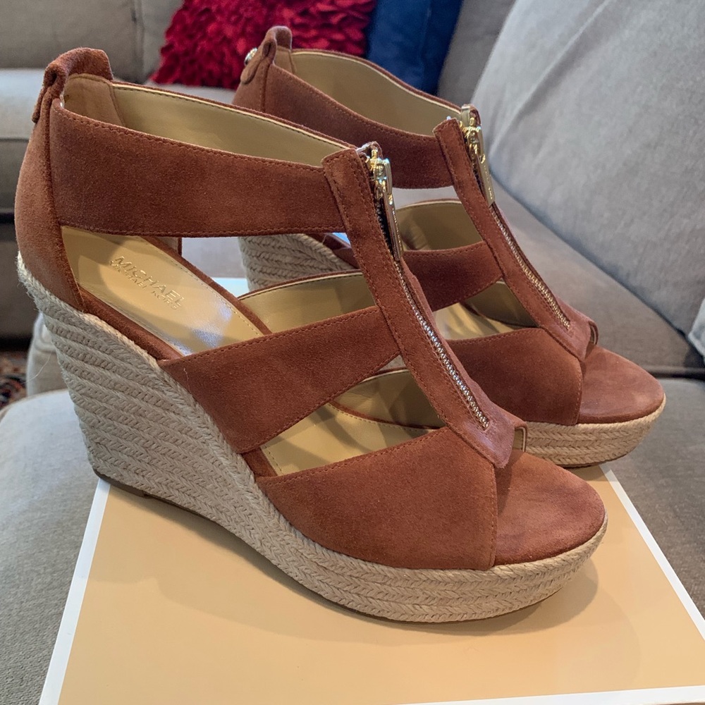 Michael Kors Wedge Zip Sandal